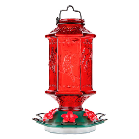 Billion Sky hummingbird feeder lantern bottle adds charm to your garden.