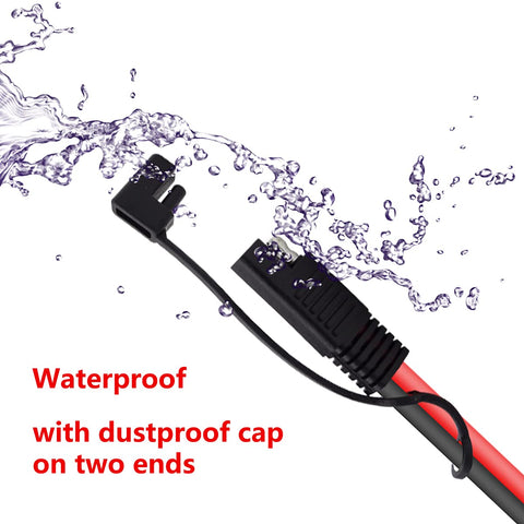 Billion wealth waterproof dust cap protecting SAE connector outdoors