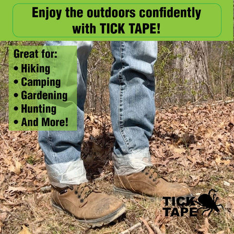 Billy-Bob Tick Tape features double-sided adhesive for secure wear