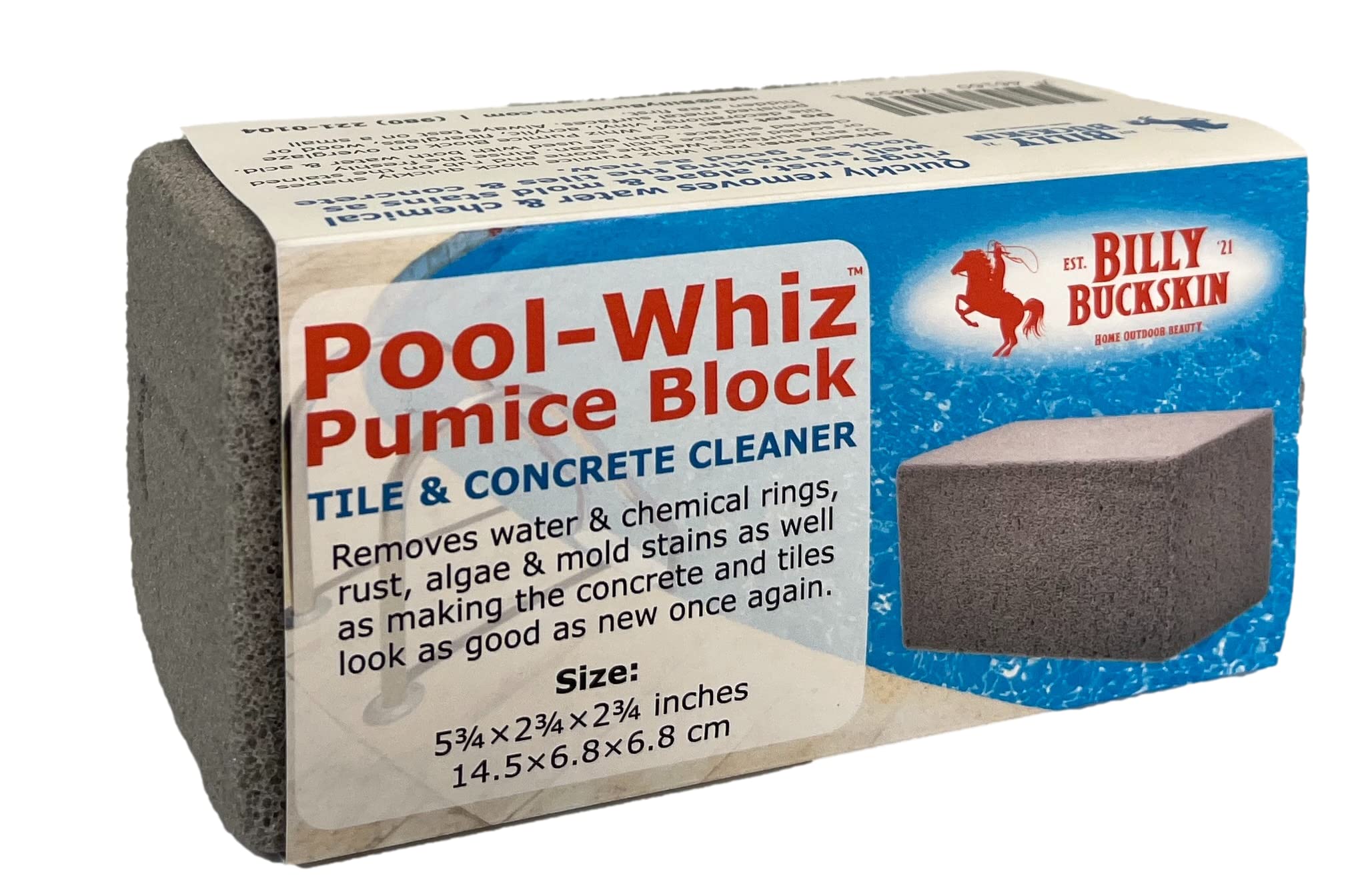Billy Buckskin pool tiles cleaner removes grout stains and mineral buildup safely