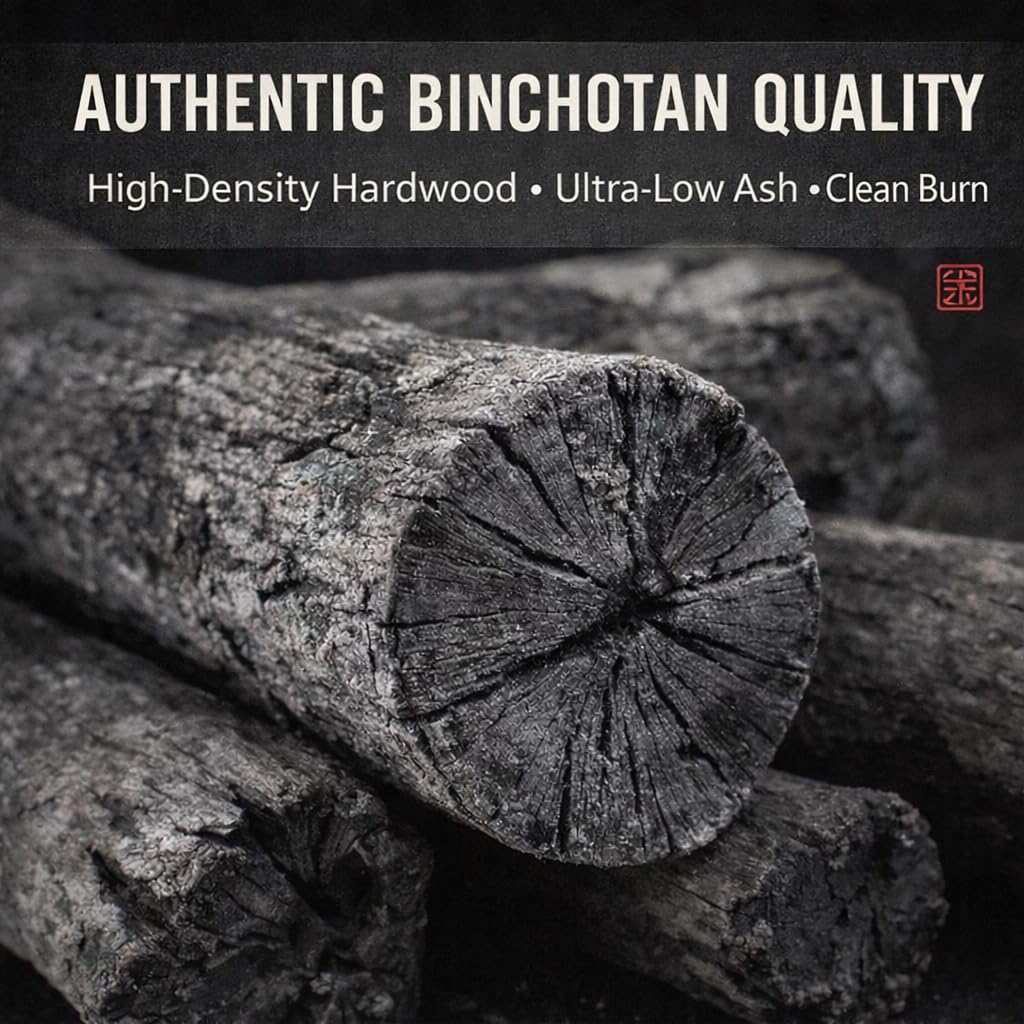 Bincho-Yaki Hero smokeless grilling experience with clean fuel and minimal odor.