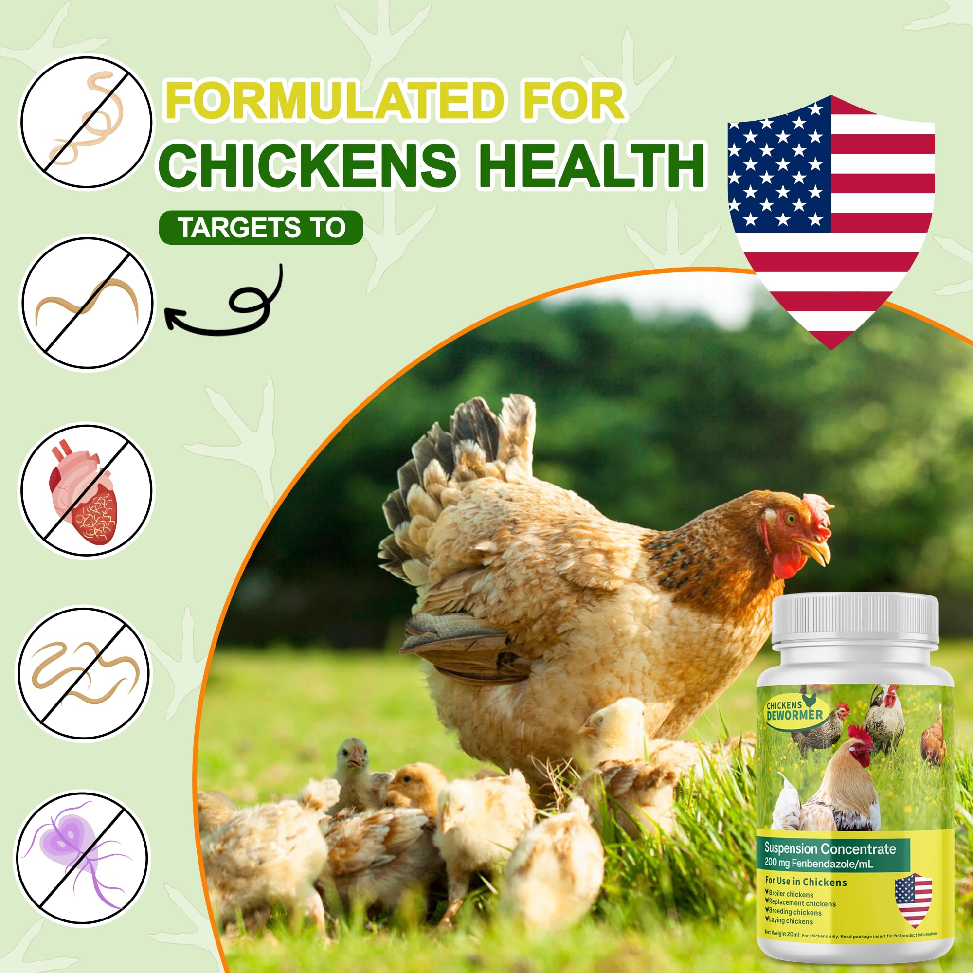 Bingbrofam measuring syringe enables precise dosing for flocks.