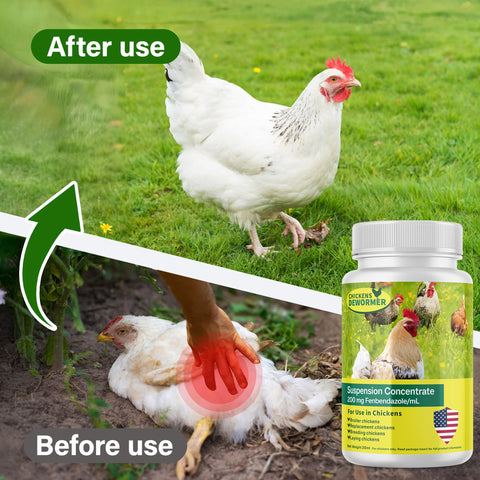 Bingbrofam dewormer mixes easily with drinking water for simple administration.