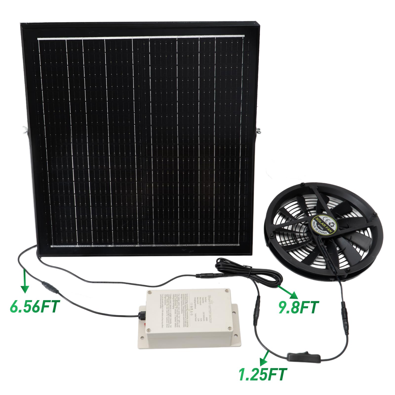 BINGLUX IP65-rated unit exposes rugged weatherproof housing in outdoor setting.