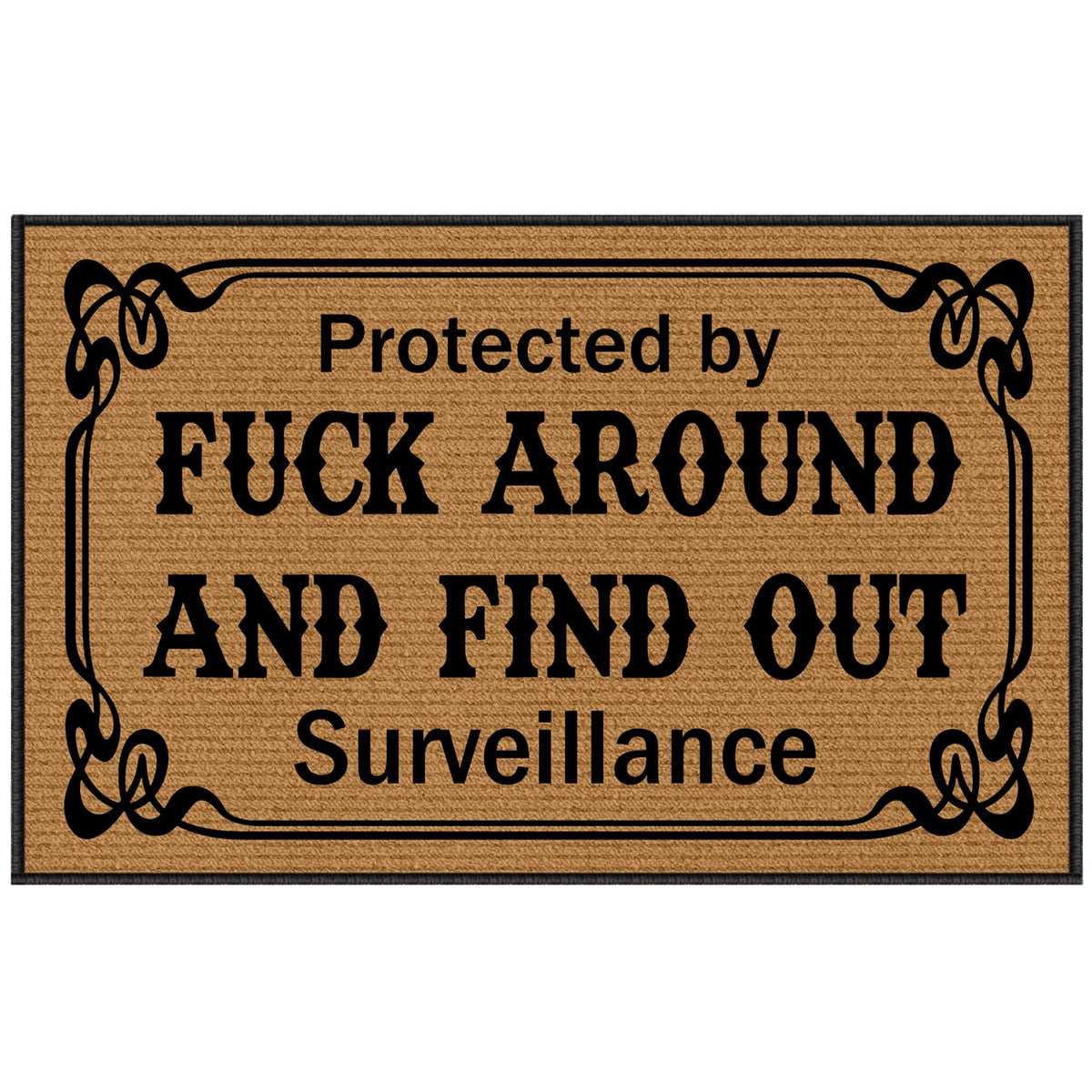 BinHang front door mat 30x18 closeup shows durable surface ideal for high-traffic entrances.