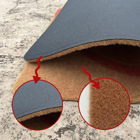 Easy-clean action: shake out debris or sweep promptly.