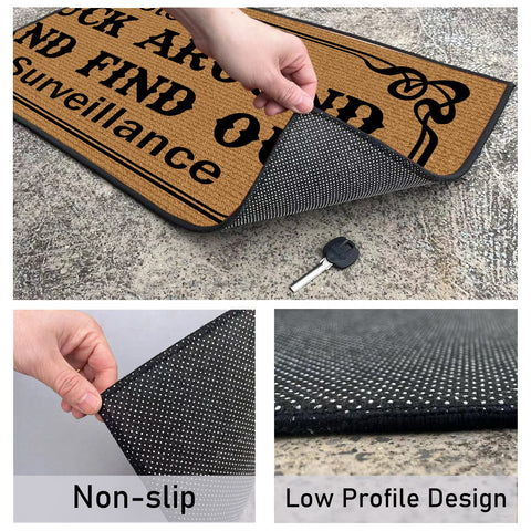 BinHang multiuse indoor mat in entryway setting for versatile spaces.