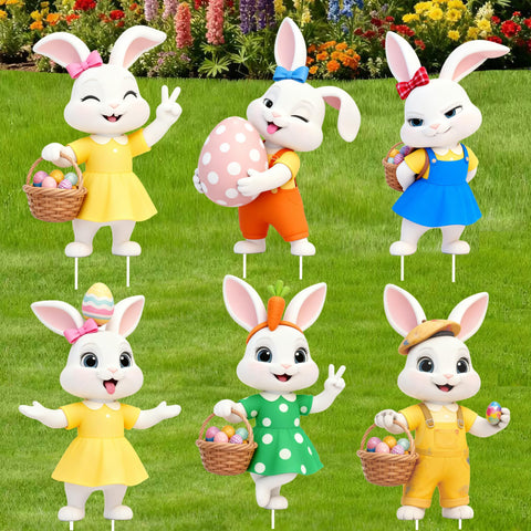 Binkahui Easter bunny porch decor adds whimsy to curb appeal