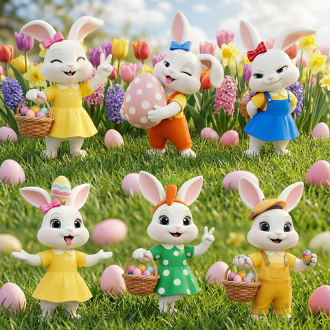 Binkahui weatherproof materials ensure durable Easter decor against rain and sun