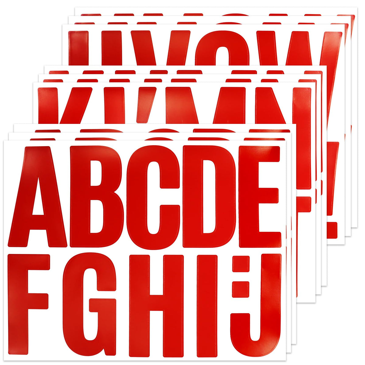 BINLINHONGO 102 large alphabet stickers for the mailbox set with weatherproof vinyl