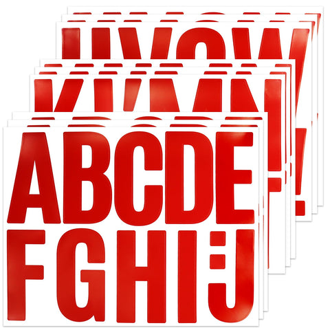 BINLINHONGO 102 large alphabet stickers for the mailbox set with weatherproof vinyl
