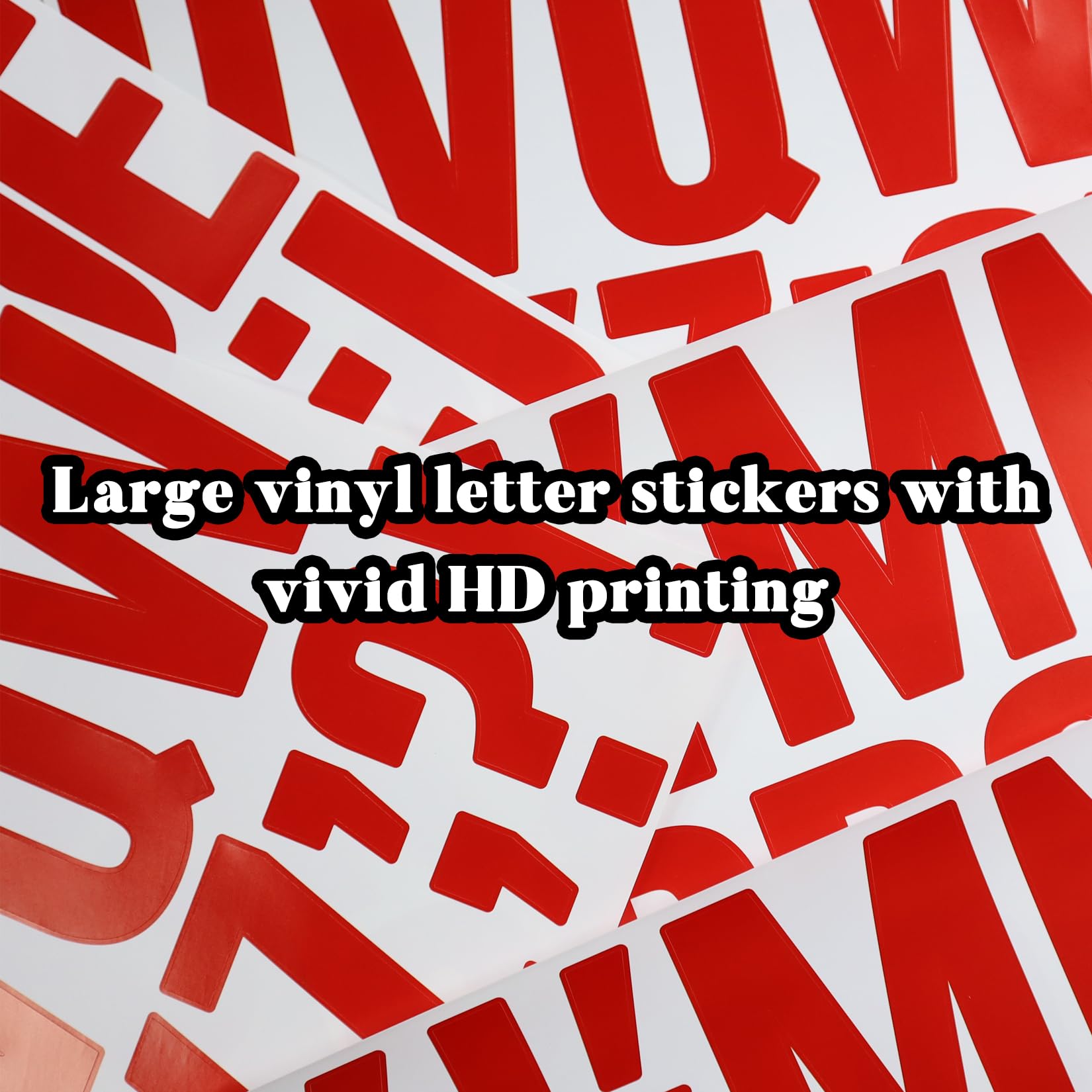 BINLINHONGO 4-inch uppercase letters for posters and notice boards