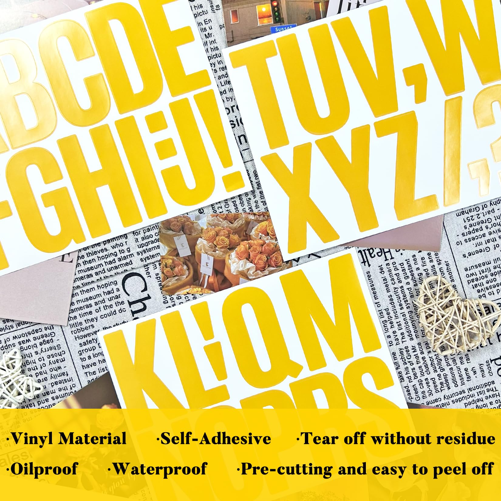 Yellow color enhances visibility on outdoor displays