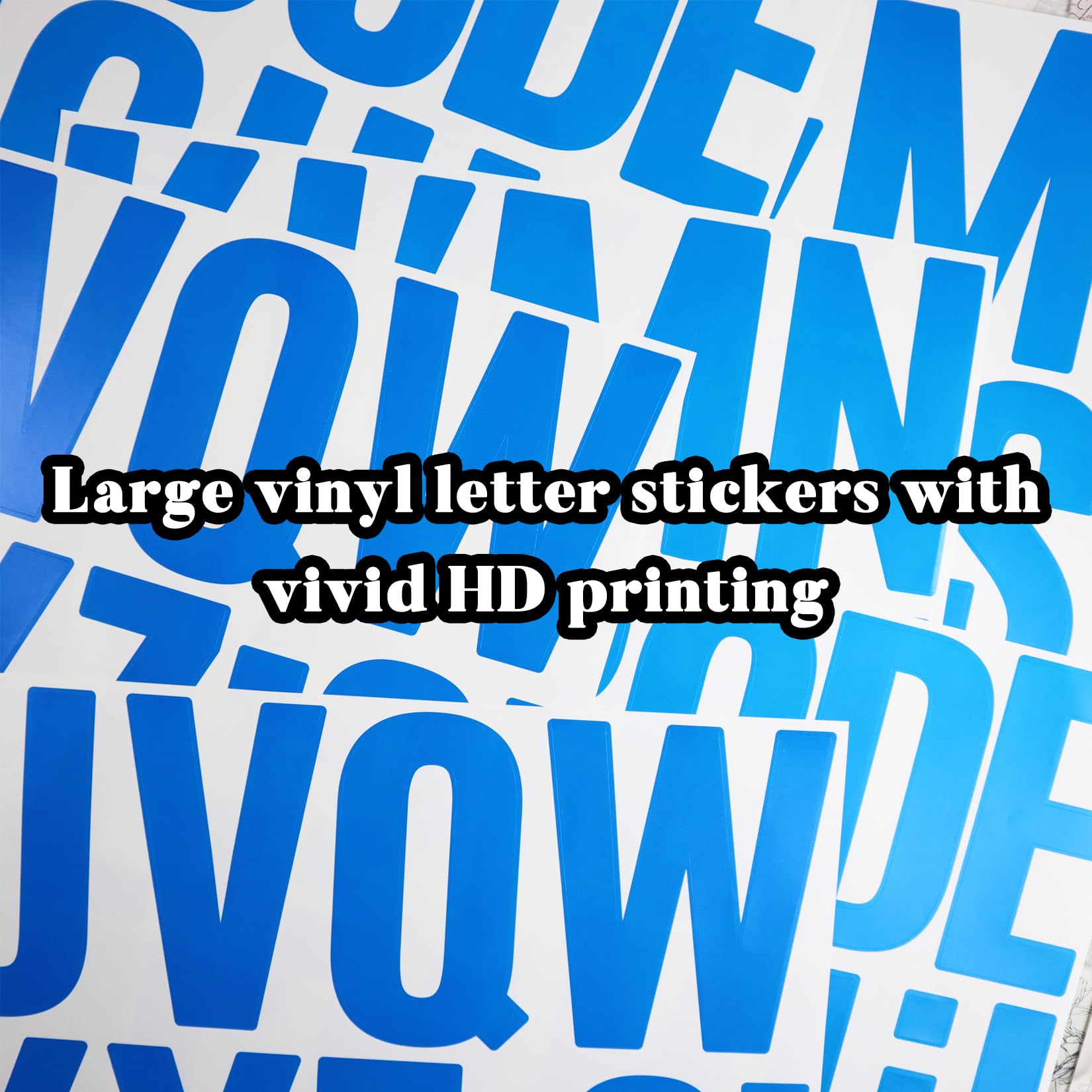 BINLINHONGO removable adhesive letters easy to reposition without residue.