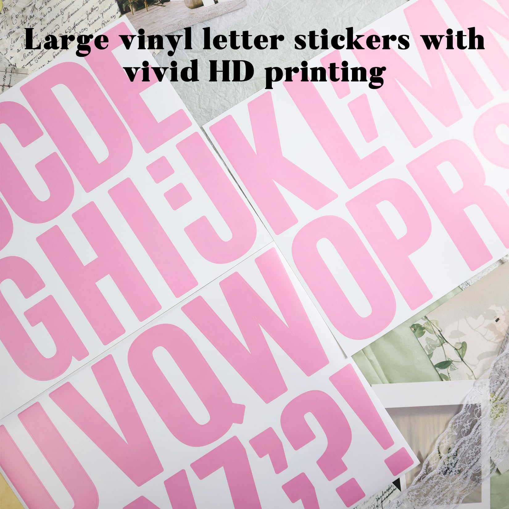 BINLINHONGO waterproof scratch-resistant letters for outdoor signage