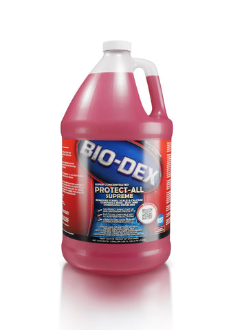 Bio-Dex Protect-All Supreme 1 gal bottle helps reduce scale buildup and balance pool water