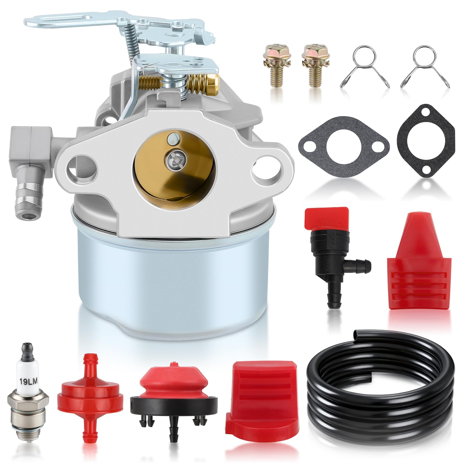 BioLion carburetor for Tecumseh 632107 front view enhances compatibility
