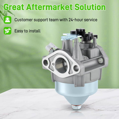 BioLion carburetor with air filter and spark plug for quick maintenance.