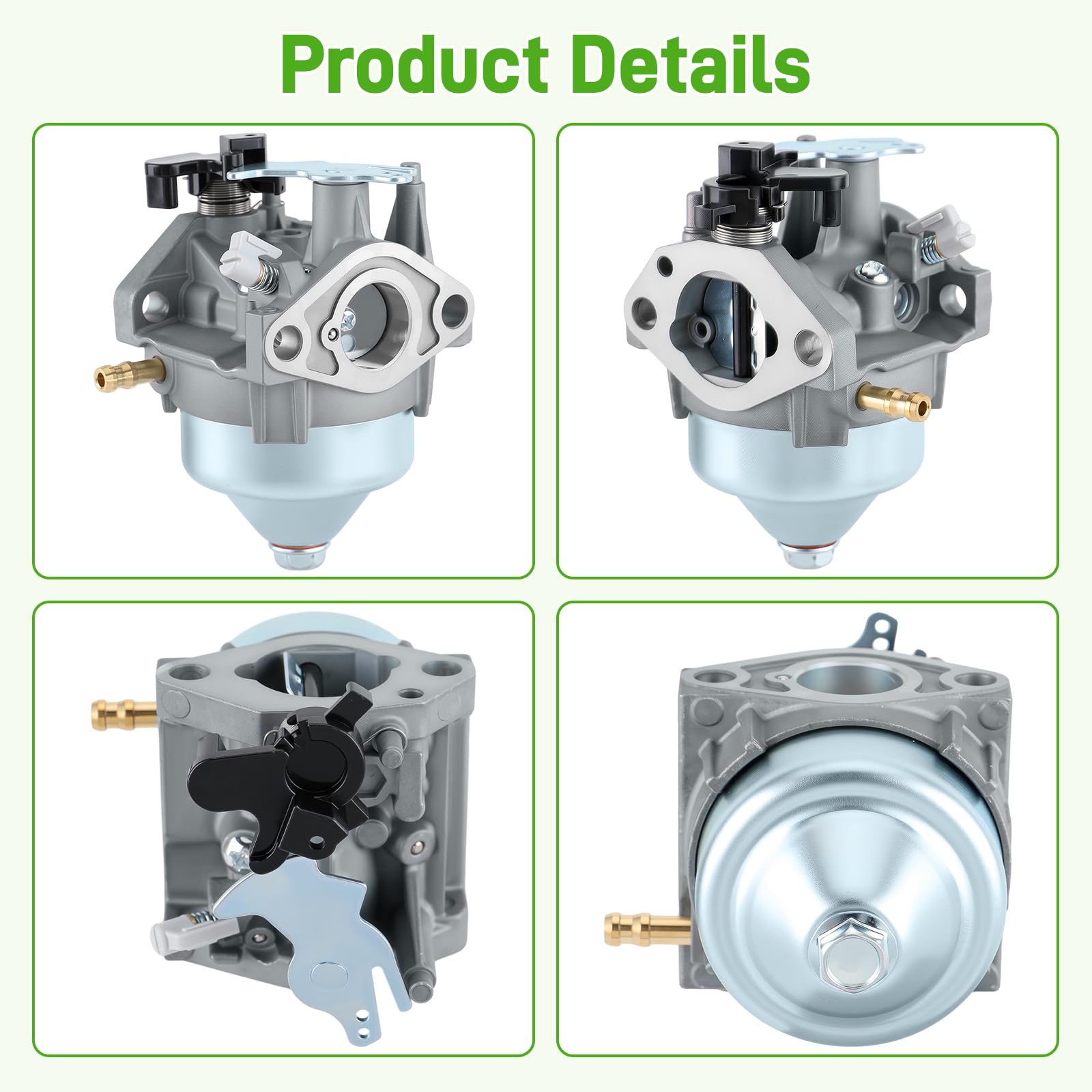 Close view of the BioLion carburetor fit on Honda HRN216 and HRX217K6.