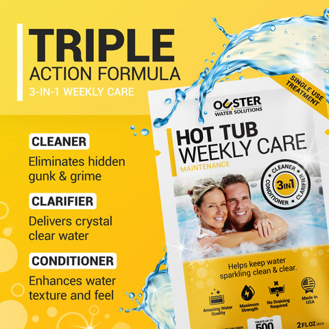 Bio Ouster 3in1 Weekly Care creates soft water feel for comfortable soaks.