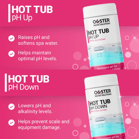 Bio Ouster alkalinity increaser stabilizes water balance for comfortable soaking