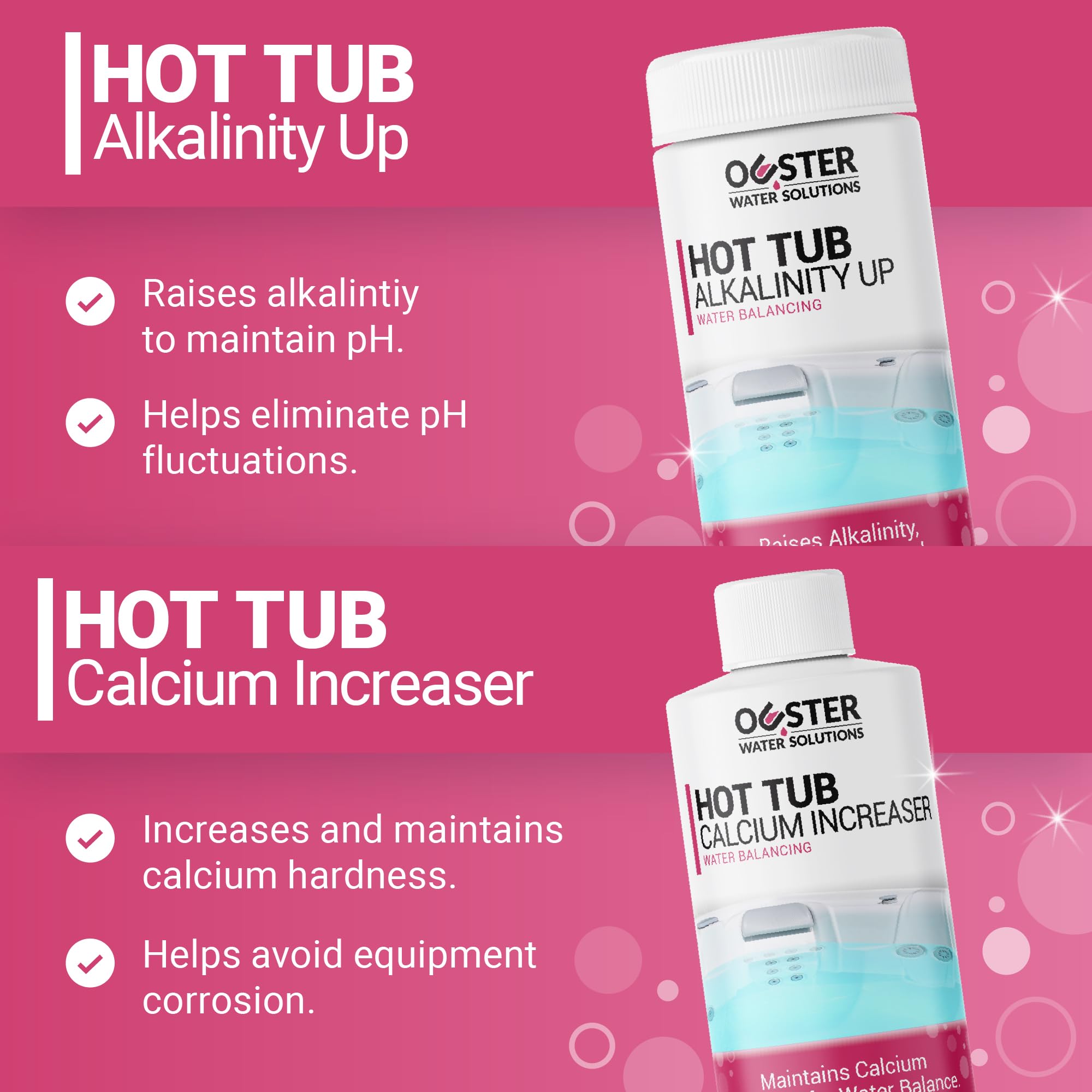 Bio Ouster calcium hardness increaser protects equipment from scale