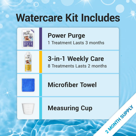 Bio Ouster microfiber towel for quick wipe and spotless spa surfaces.