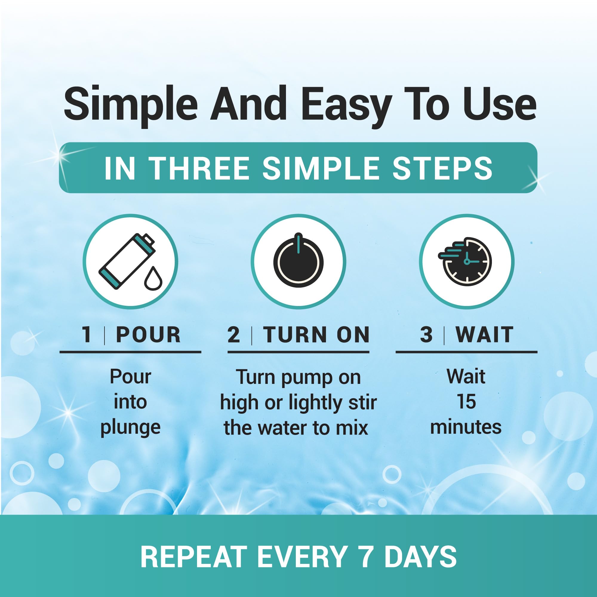 Bio Ouster weekly-application water-quality improvement for consistent cold plunges.