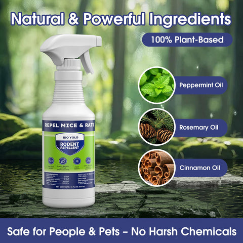 BIO YOLO outdoor use protects garden perimeter against rodents.