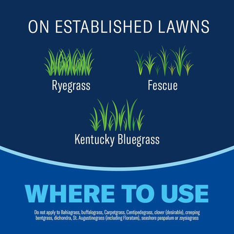BioAdvanced Bermudagrass Control being applied on a lawn for targeted weed control