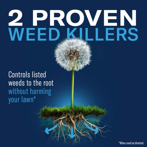 BioAdvanced Bermudagrass Control attacking listed weeds like crabgrass and foxtail