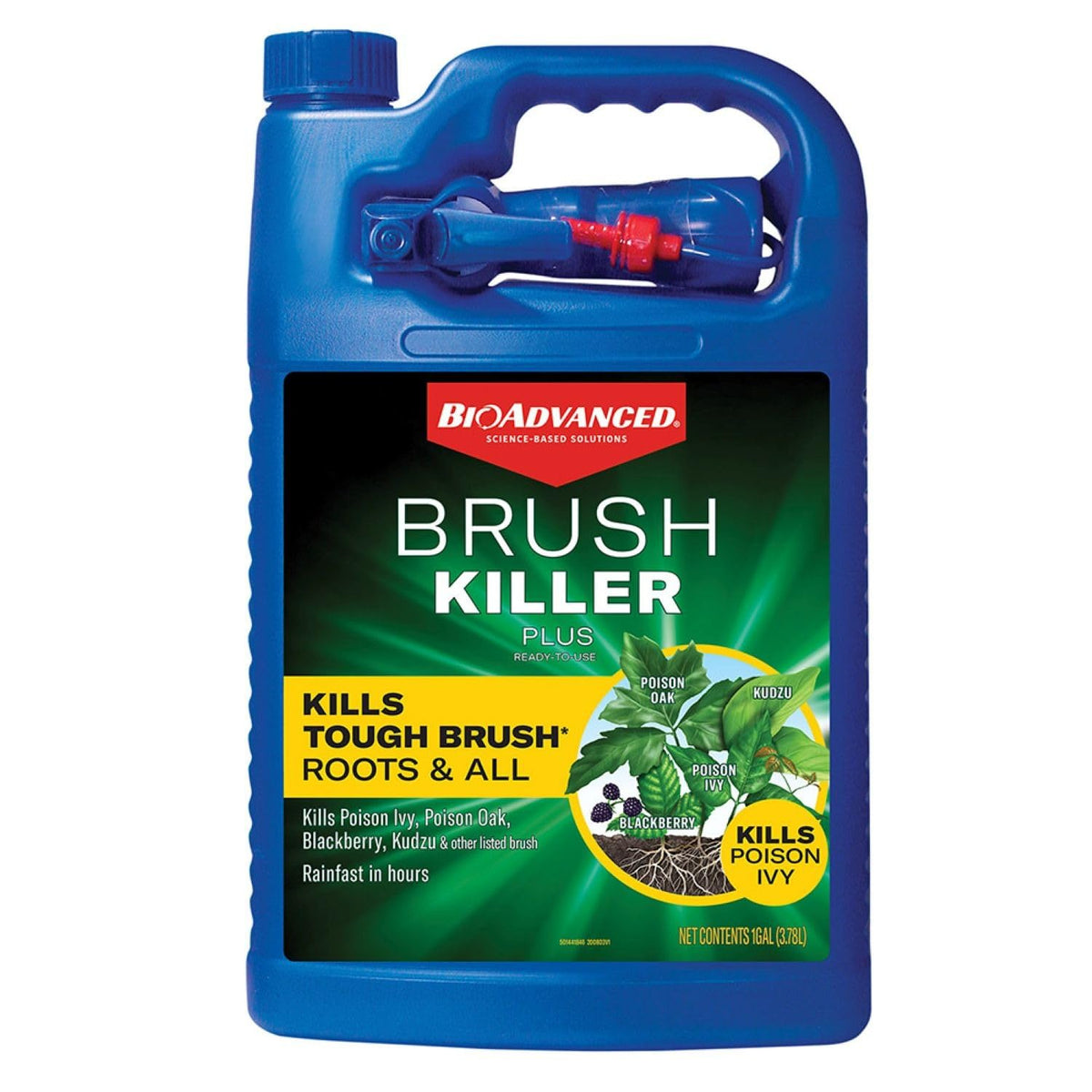 BioAdvanced Brush Killer Bottle showing ready-to-use spray for tough brush control