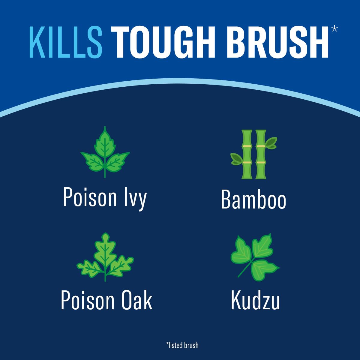 BioAdvanced Brush Killer Plus application on poison ivy leaves for effective control