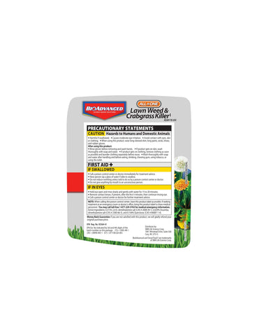 BioAdvanced product label with EPA registration and usage directions.