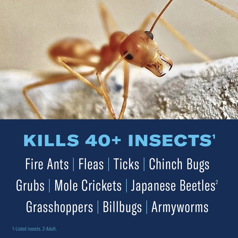 BioAdvanced fire ant mound control granules suppress mound activity for season-long protection.