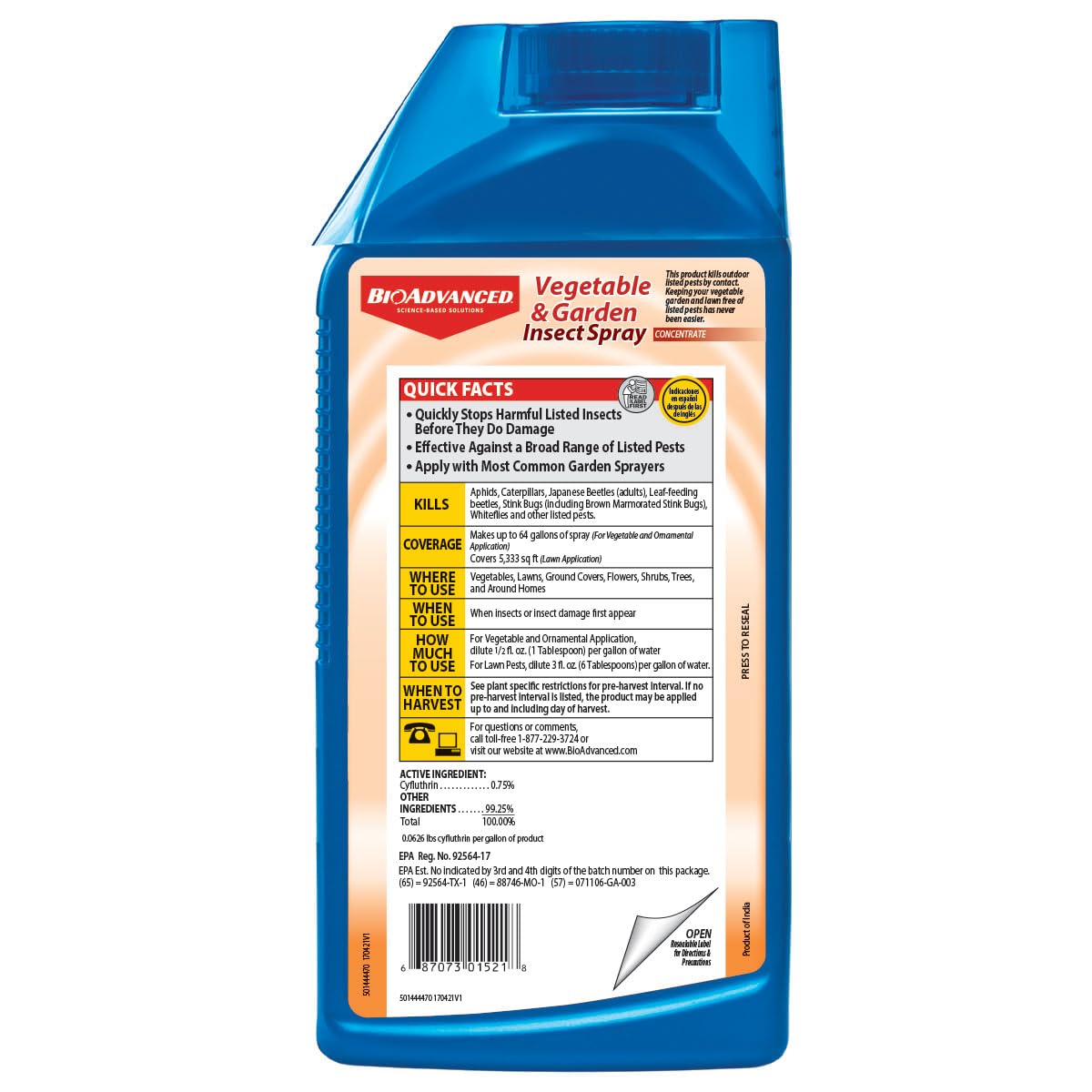 BioAdvanced versatile use for lawns, flowers, shrubs, and trees.