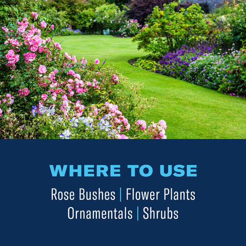 BioAdvanced targets Japanese beetles and aphids on outdoor plants.