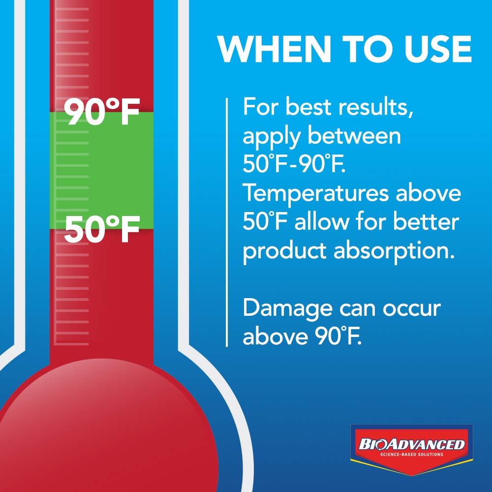 BioAdvanced label close-up with usage directions for effective control