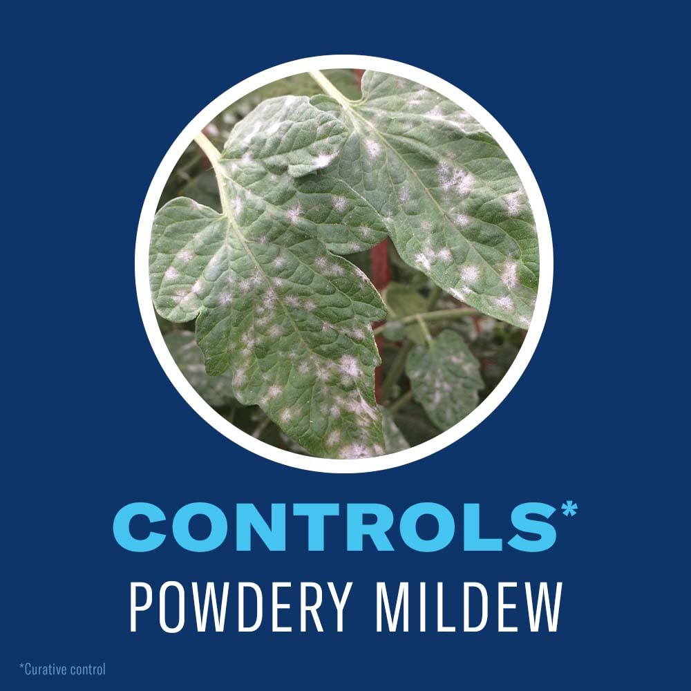 BioAdvanced Organics label shows 3-in-1 protection for edibles.