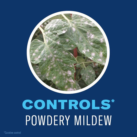 BioAdvanced Organics label shows 3-in-1 protection for edibles.