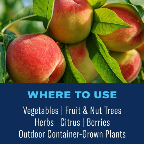 Pest protection: BioAdvanced Organics helps against aphids, caterpillars, and mites.