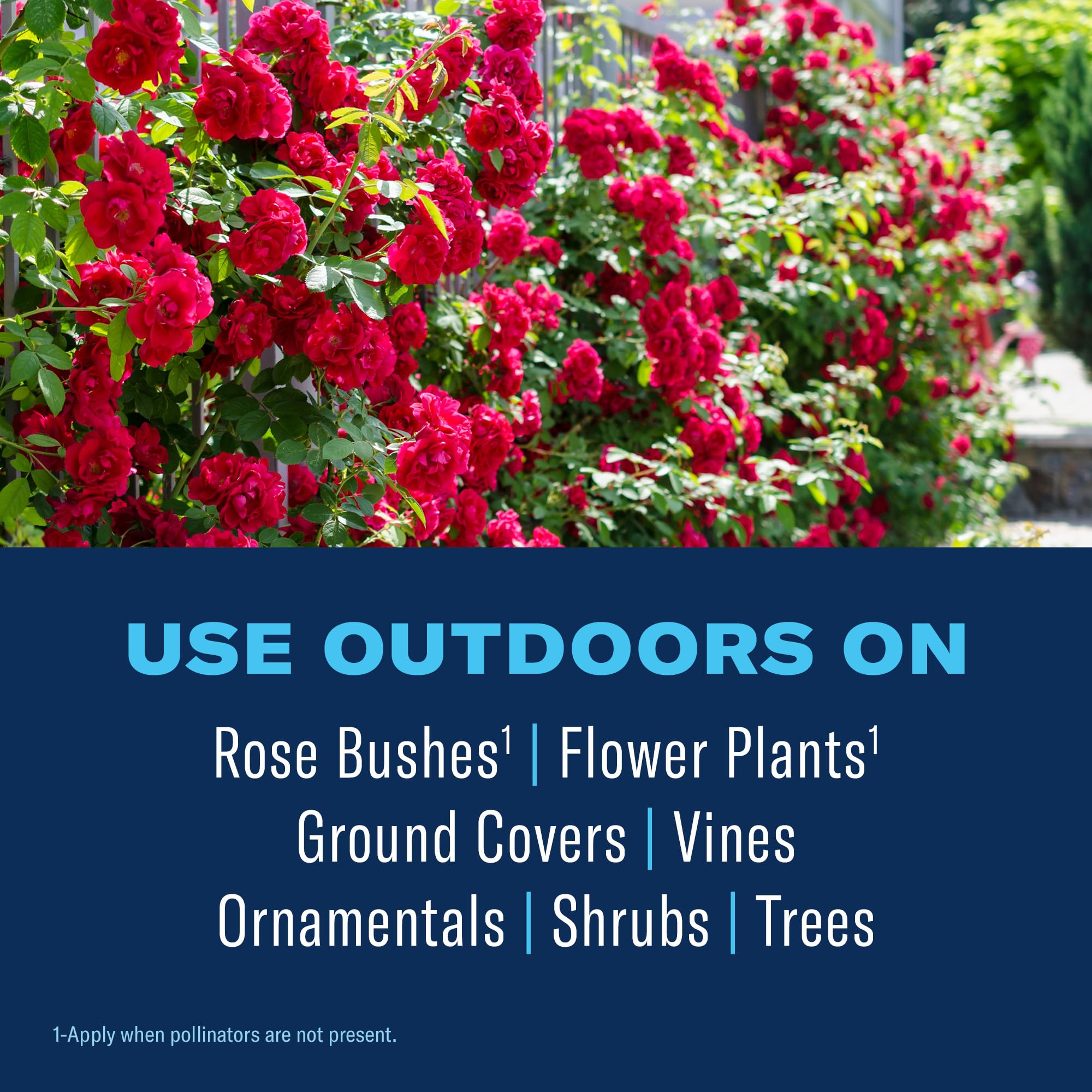 BioAdvanced outdoor product forms a protective barrier on leaf surfaces.