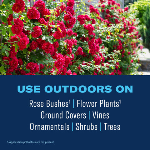 BioAdvanced outdoor product forms a protective barrier on leaf surfaces.