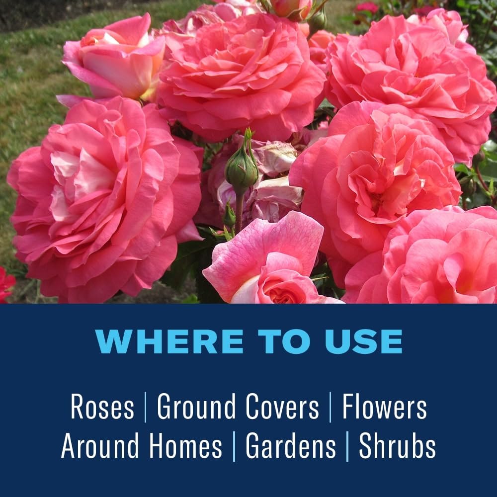 BioAdvanced spray used on shrubs and flowerbeds for pest control