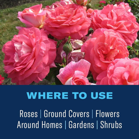 BioAdvanced spray used on shrubs and flowerbeds for pest control