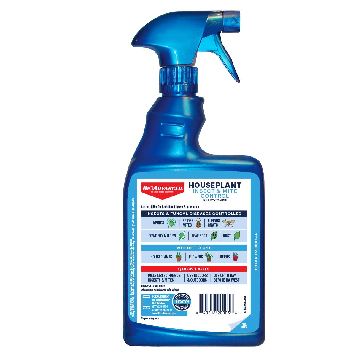 BioAdvanced Rose Flower Insect Killer protecting rose blooms.
