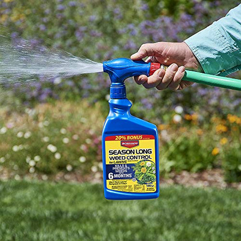 BioAdvanced Season Long Weed Control lawn care solution for easier weed management