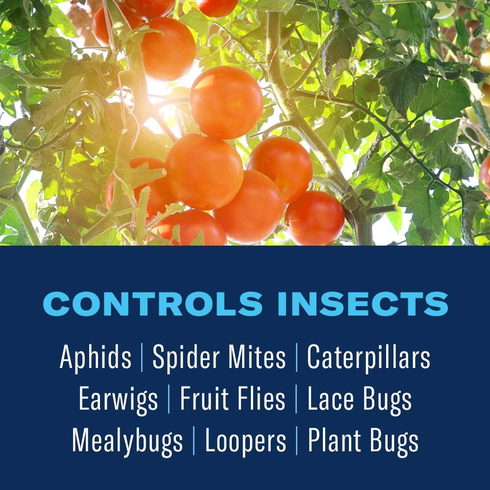 BioAdvanced spray nozzle dispense ensures even coverage on leaves and fruit.