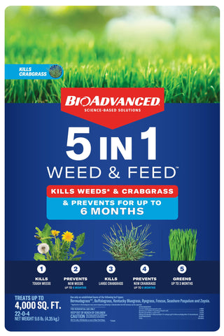 BioAdvanced 5-in-1 is ready for spring and summer application.