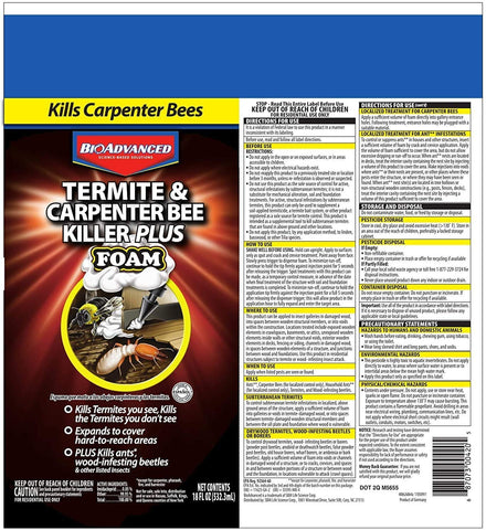 Killer Plus Foam tackles termites you see and those you don’t